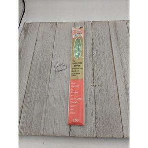 Vintage J&P Coats Neck Opening Metal Zipper 18" Nile Green 57